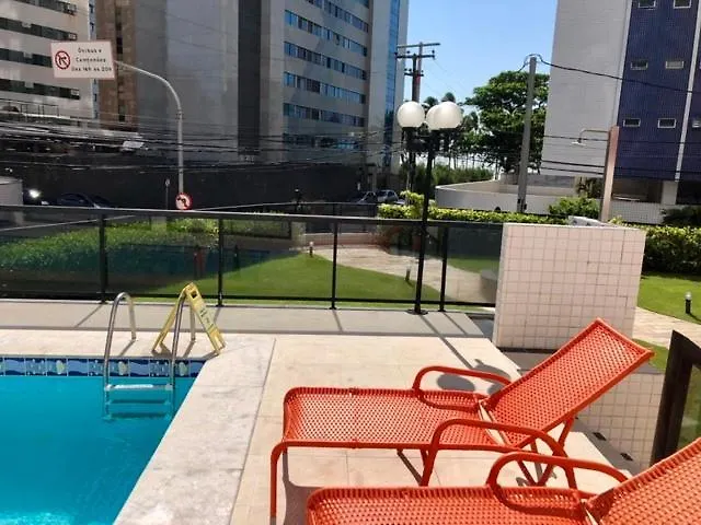 아파트 Melhor Estudio De Luxo Boa Viagem, 50M Da Praia 헤시피 브라질